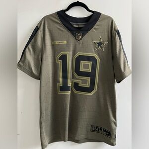 Men Dallas Cowboys #19 Amari
Cooper Olive 2021 Salute To Service
Limited Jersey